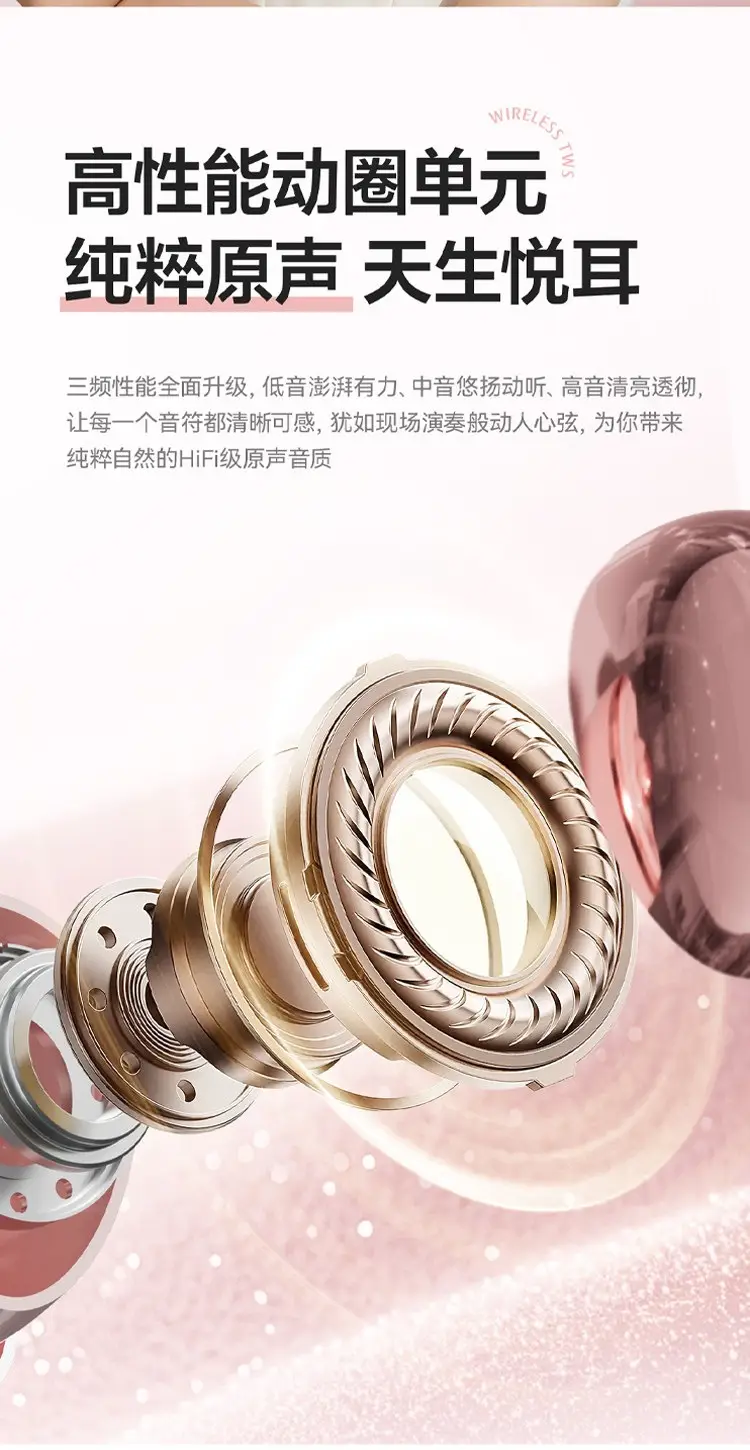 2026 New Model Bean-Shaped Sleep Bluetooth Earphones, Mini Ultra-Small In-Ear Noise-Cancelling High-Quality Sound Long-Lasting Wireless Earbuds — feature 12
