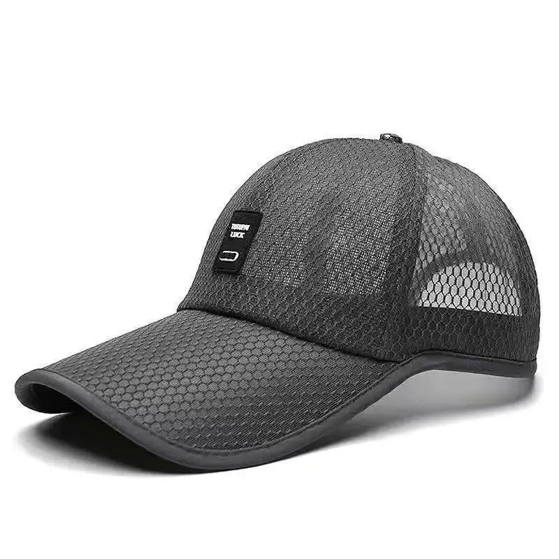 Summer New Solar Charging Fan Hat Adult Breathable Mesh Hat Sun Protection Outdoor Leisure Baseball Cap
