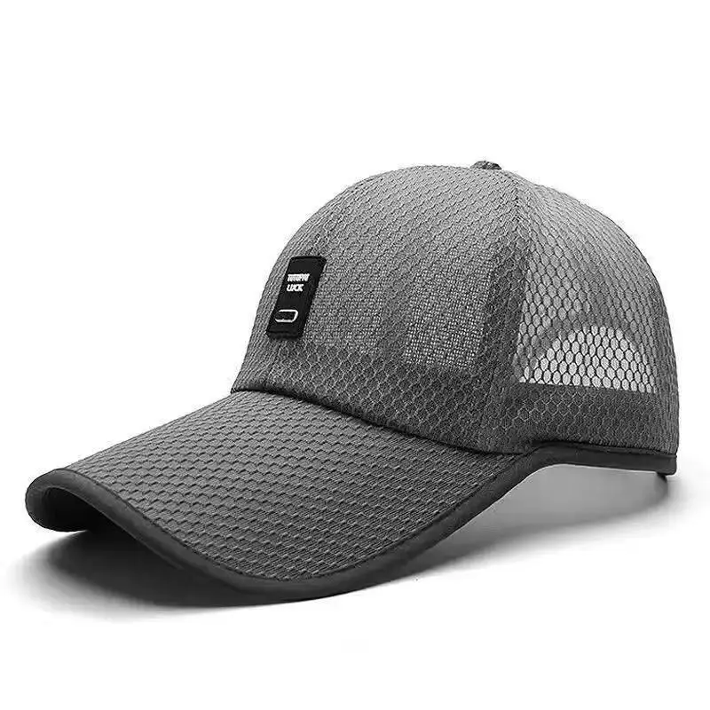 Summer New Solar Charging Fan Hat Adult Breathable Mesh Hat Sun Protection Outdoor Leisure Baseball Cap
