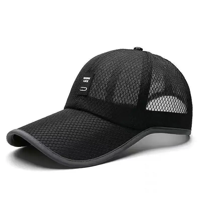 Summer New Solar Charging Fan Hat Adult Breathable Mesh Hat Sun Protection Outdoor Leisure Baseball Cap