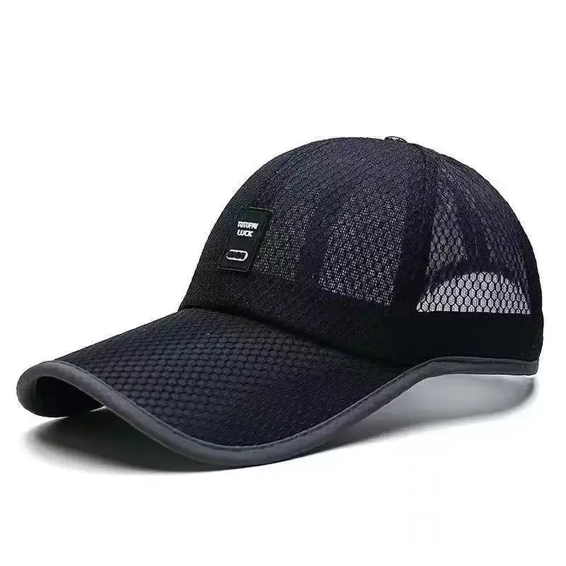 Summer New Solar Charging Fan Hat Adult Breathable Mesh Hat Sun Protection Outdoor Leisure Baseball Cap