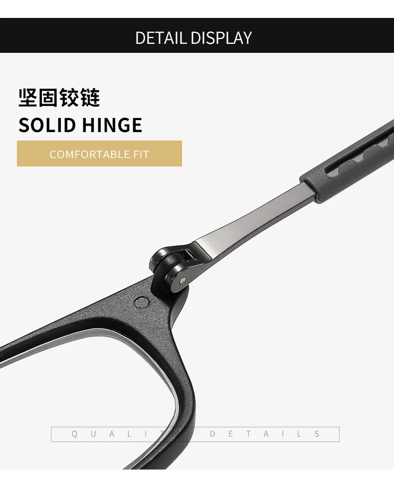 A876 New Soft Tape Design, Portable Magnet, Comfortable for Men and Women, Reading Glasses for the Elderly, Neck-Hanging Presbyopic Glasses — feature 9