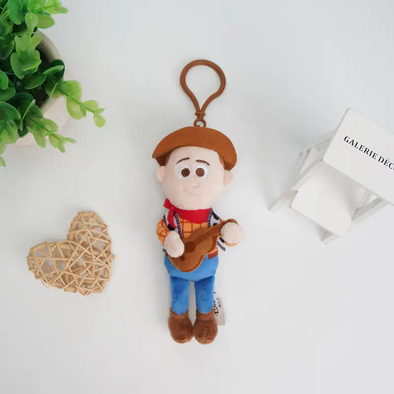 Authentic Disney Plush Toy Strawberry Bear Doll, Toy Story Pendant, Woody Backpack Charm, Crossbody Bag — feature 4