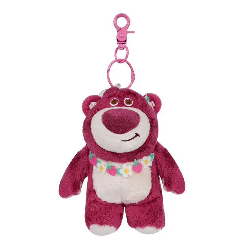 Authentic Disney Plush Toy Strawberry Bear Doll, Toy Story Pendant, Woody Backpack Charm, Crossbody Bag