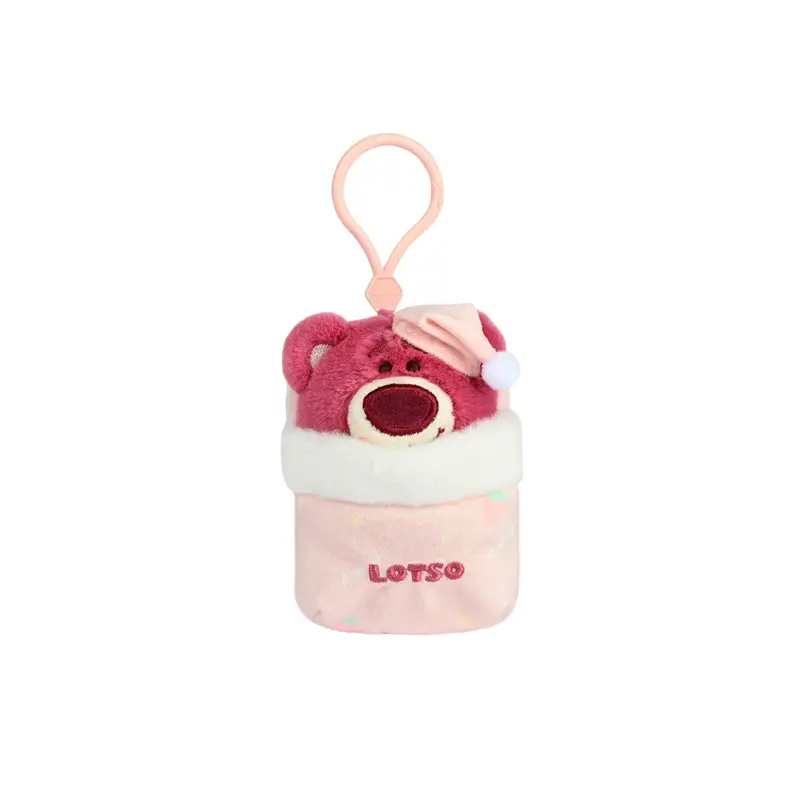 Authentic Disney Plush Toy Strawberry Bear Doll, Toy Story Pendant, Woody Backpack Charm, Crossbody Bag