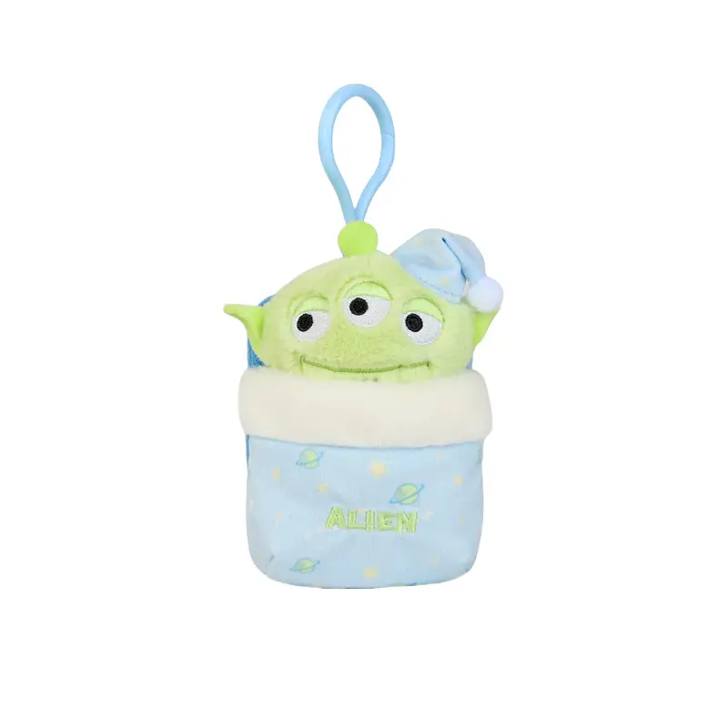 Authentic Disney Plush Toy Strawberry Bear Doll, Toy Story Pendant, Woody Backpack Charm, Crossbody Bag