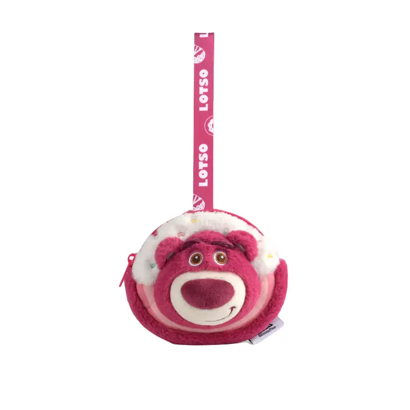 Authentic Disney Plush Toy Strawberry Bear Doll, Toy Story Pendant, Woody Backpack Charm, Crossbody Bag