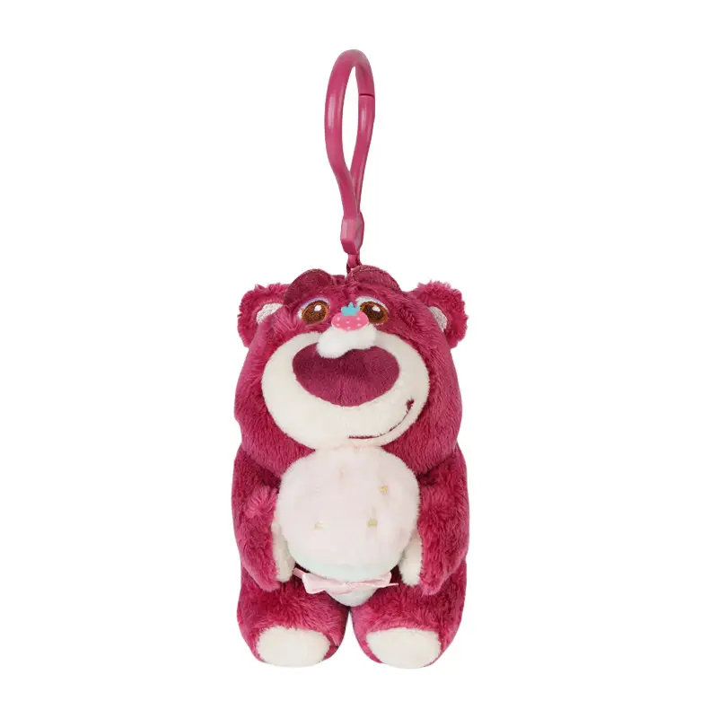 Authentic Disney Plush Toy Strawberry Bear Doll, Toy Story Pendant, Woody Backpack Charm, Crossbody Bag