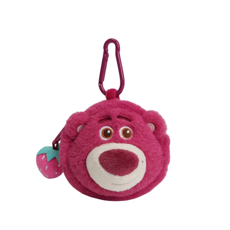 Authentic Disney Plush Toy Strawberry Bear Doll, Toy Story Pendant, Woody Backpack Charm, Crossbody Bag