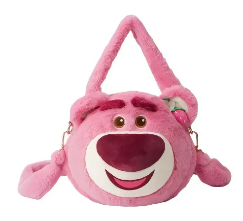 Authentic Disney Plush Toy Strawberry Bear Doll, Toy Story Pendant, Woody Backpack Charm, Crossbody Bag