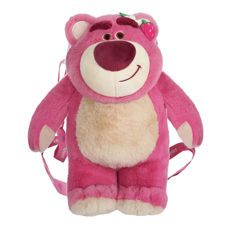 Authentic Disney Plush Toy Strawberry Bear Doll, Toy Story Pendant, Woody Backpack Charm, Crossbody Bag
