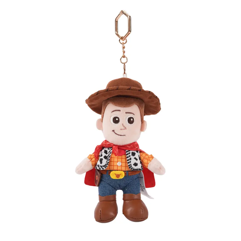 Authentic Disney Plush Toy Strawberry Bear Doll, Toy Story Pendant, Woody Backpack Charm, Crossbody Bag