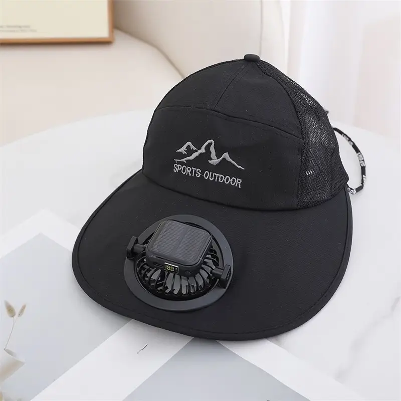 New Summer Solar-Powered Sun Hat with Cooling Fan, Sunshade Hat for Outdoor Activities, Suitable for Both Men and Women, and All Ages, Sun Protection Hat