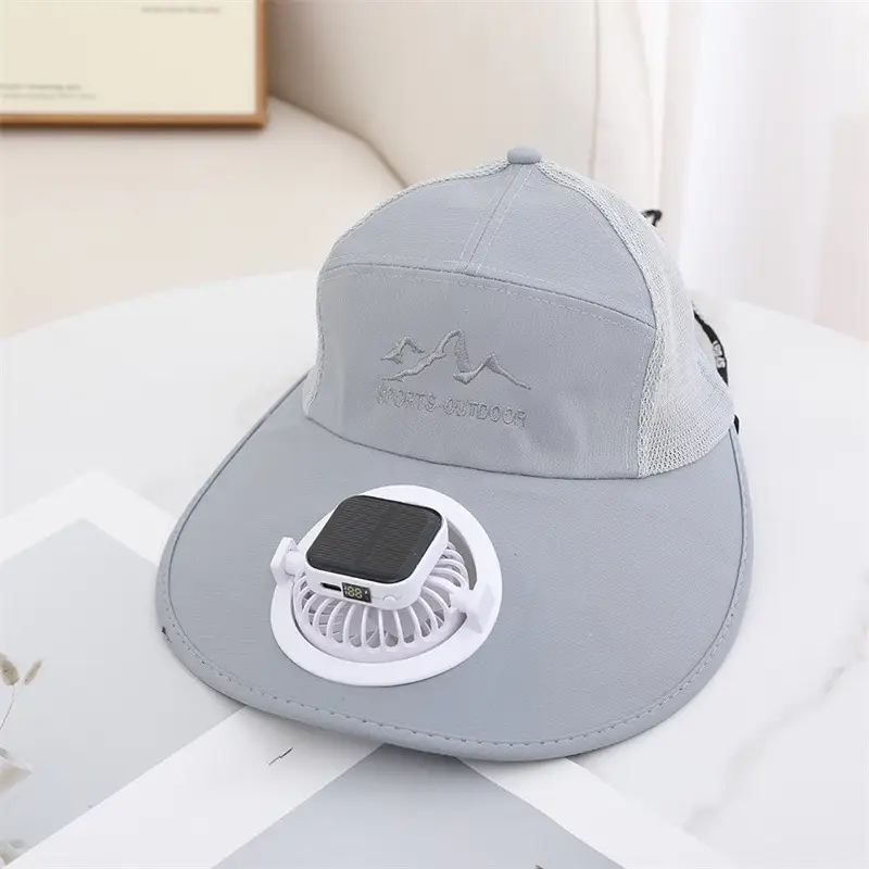 New Summer Solar-Powered Sun Hat with Cooling Fan, Sunshade Hat for Outdoor Activities, Suitable for Both Men and Women, and All Ages, Sun Protection Hat
