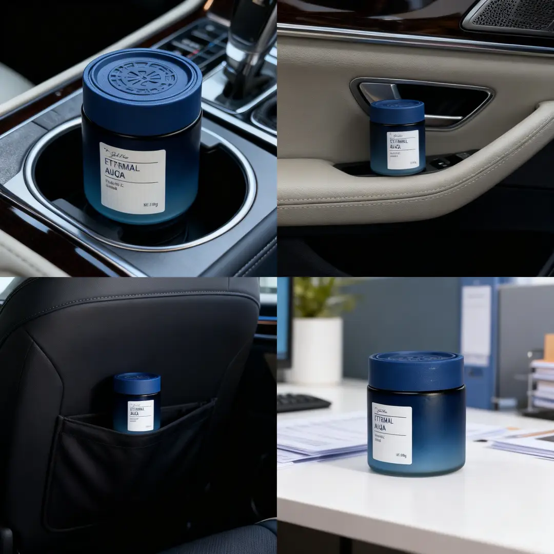 Ruofeng Car Fragrance Solid Balm Car Perfume Long-Lasting Light Scent Odor Removal Solid Freshener Decoration Wholesale