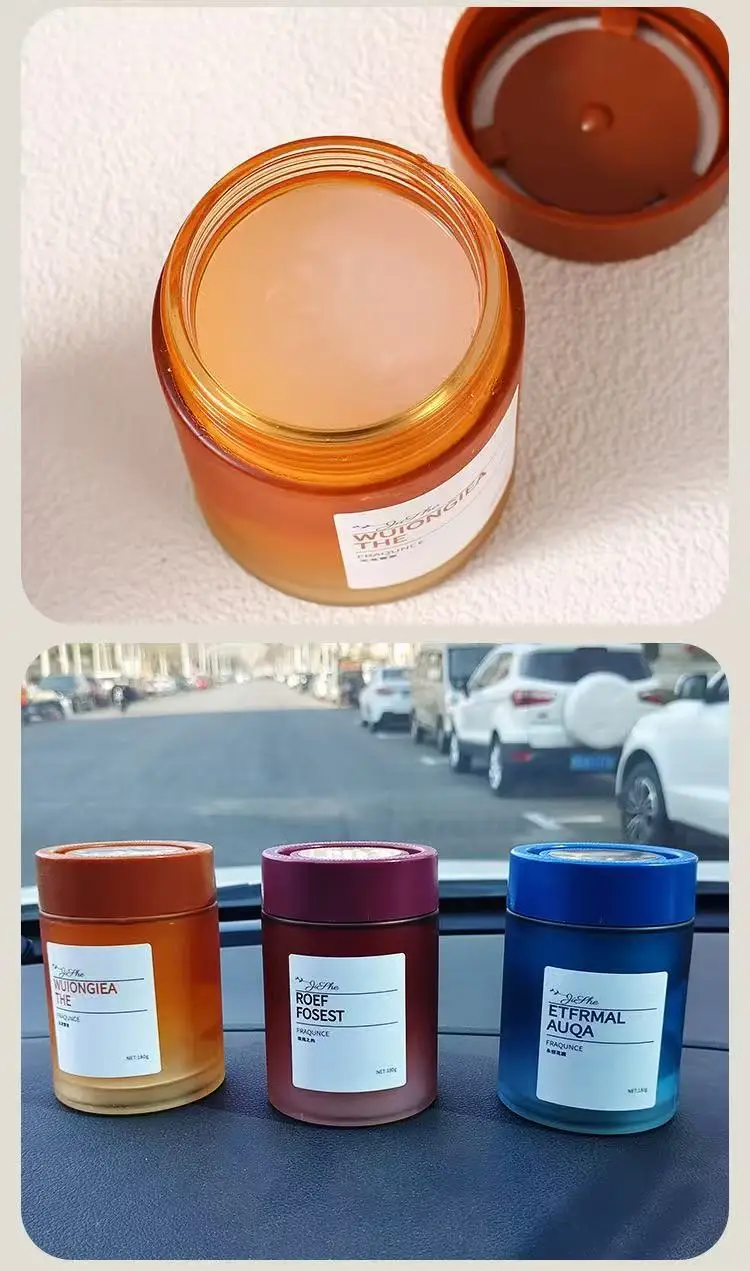 Ruofeng Car Fragrance Solid Balm Car Perfume Long-Lasting Light Scent Odor Removal Solid Freshener Decoration Wholesale — feature 16