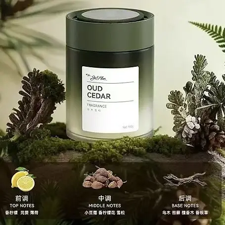 Ruofeng Car Fragrance Solid Balm Car Perfume Long-Lasting Light Scent Odor Removal Solid Freshener Decoration Wholesale