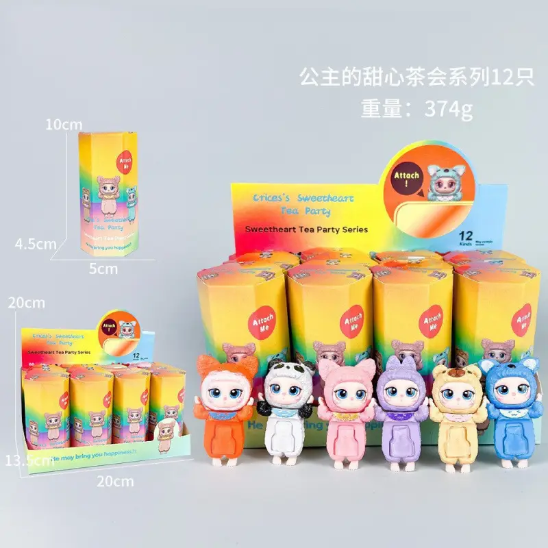 Cross-Border Halloween Ghost Mountain and Sea Classic Harry Potter Kt Cat Doraemon Cat Figurine Mobile Phone Decoration in Stock