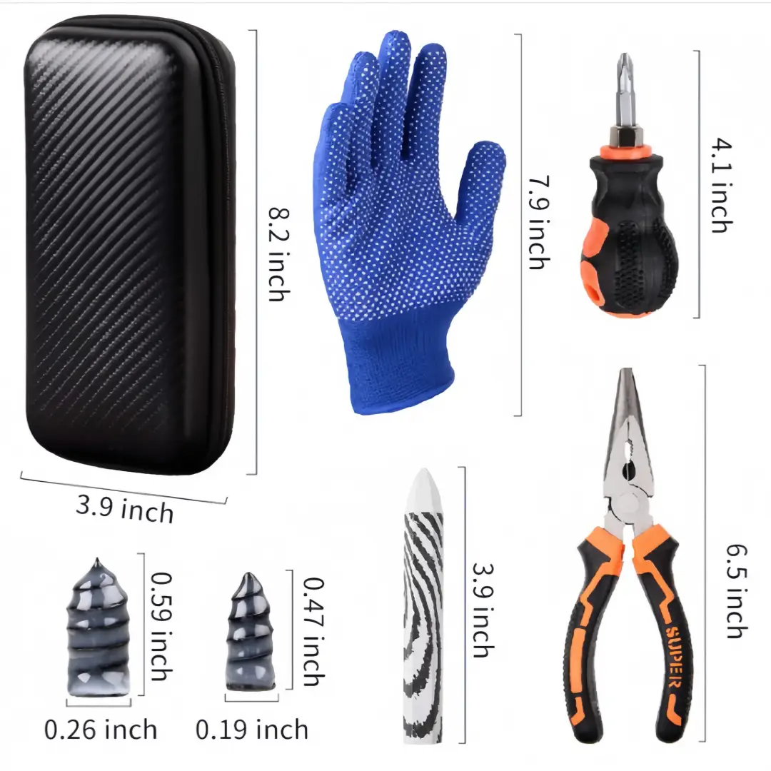 Cross-Border Tire Repair Tool Kit with 100+ Detachable Blades - Image 9
