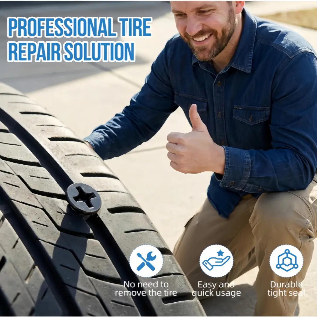Cross-Border Tire Repair Tool Kit with 100+ Detachable Blades — feature 16
