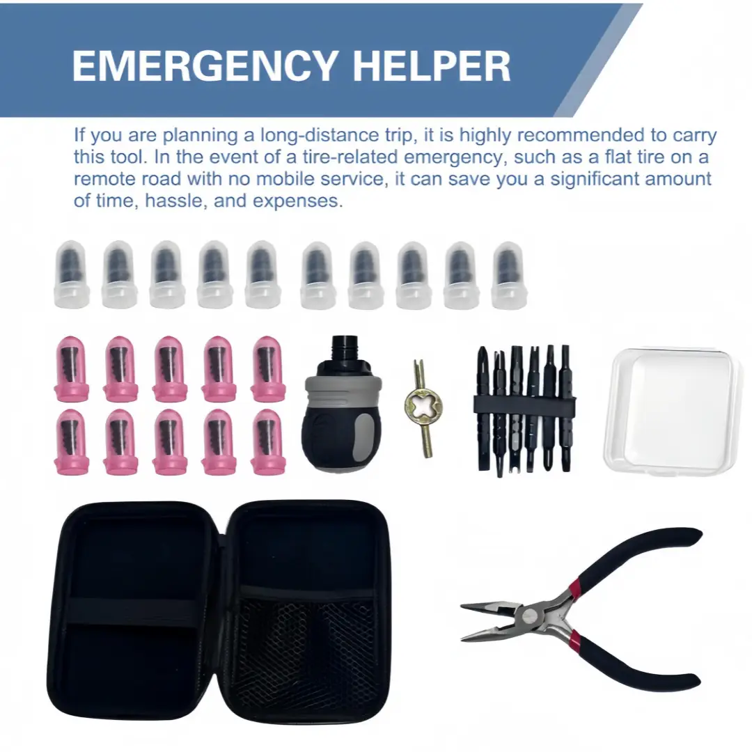 Cross-Border Tire Repair Tool Kit with 100+ Detachable Blades — feature 18