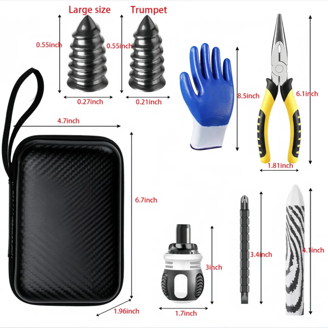 Cross-Border Tire Repair Tool Kit with 100+ Detachable Blades — feature 4