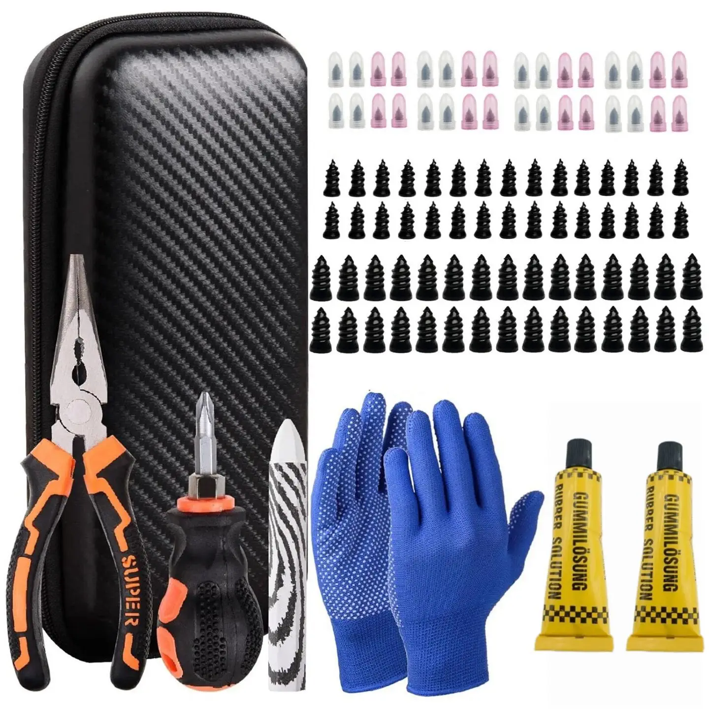 Cross-Border Tire Repair Tool Kit with 100+ Detachable Blades - Image 2