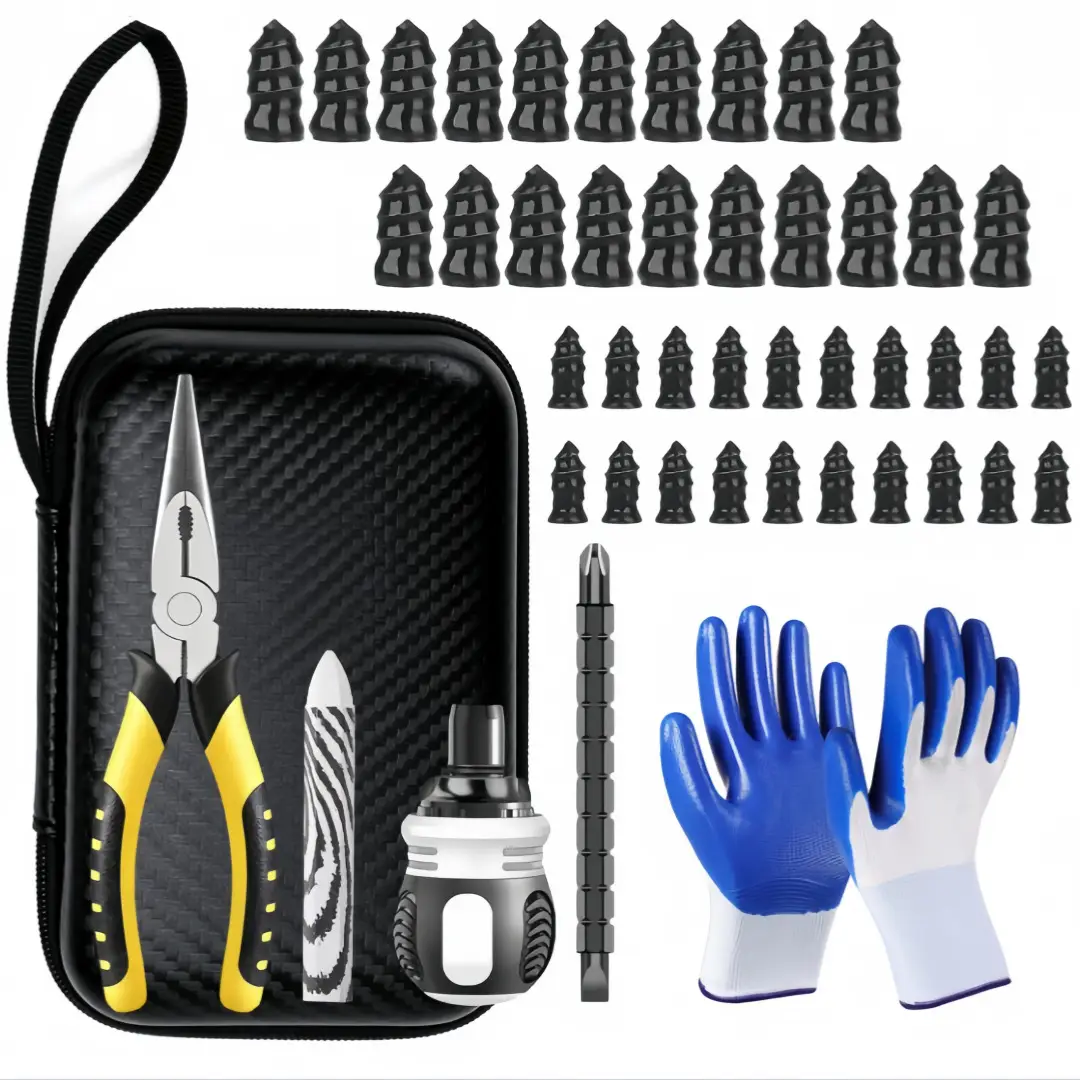 Cross-Border Tire Repair Tool Kit with 100+ Detachable Blades - Image 3