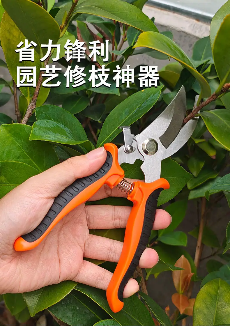 20-piece complete garden tool set, including pruning shears, fruit picking tool, pole saw/lopper, for household and yard trimming — feature 13