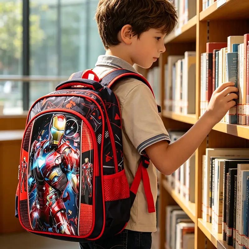 Cartoon Pattern Children's Schoolbag Large Capacity Primary School Boys and Girls Kindergarten Schoolbag Water-Repellent Cross-Border Backpack