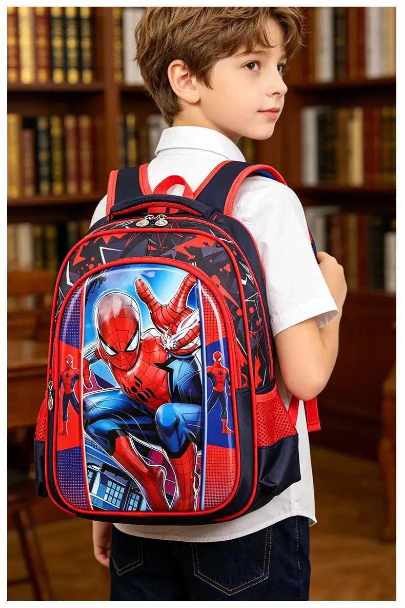 Cartoon Pattern Children's Schoolbag Large Capacity Primary School Boys and Girls Kindergarten Schoolbag Water-Repellent Cross-Border Backpack — feature 19