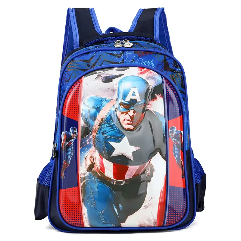 Cartoon Pattern Children's Schoolbag Large Capacity Primary School Boys and Girls Kindergarten Schoolbag Water-Repellent Cross-Border Backpack