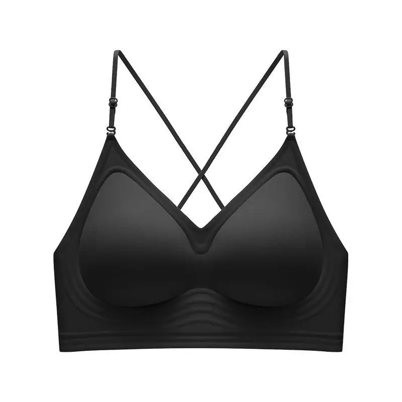 U-Shaped Backless Bra for Large Busts, Seamless, Thin, Anti-Sagging, Summer Backless Bra, Plus Size, Full Cup