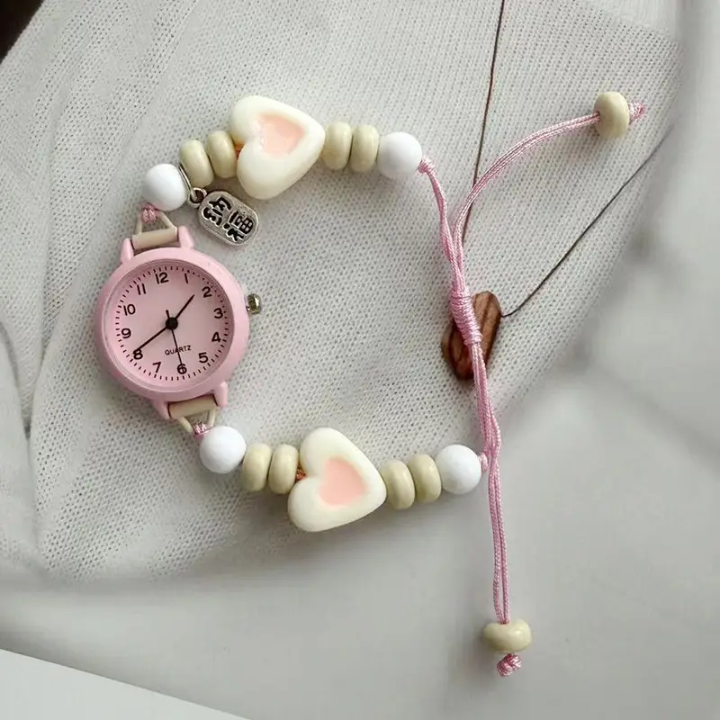Sweet and Cute Star Chain-Style Watch for Girls, Unique and Non-Crowded Design, Adorable for Middle and High School Students, High Aesthetic Value