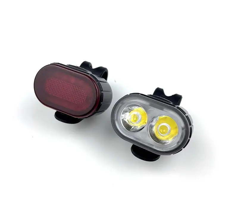 New Rechargeable Bicycle Front Light and Tail Light with Strong Lighting for Night Riding Warning Light for Mountain and Road Bikes Sports Outdoor — feature 14
