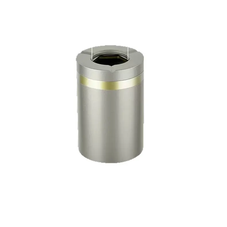 Aluminum alloy creative rotatable and collapsible ashtray with lid, new model for car and home desktop, high-end ashtray - Image 7