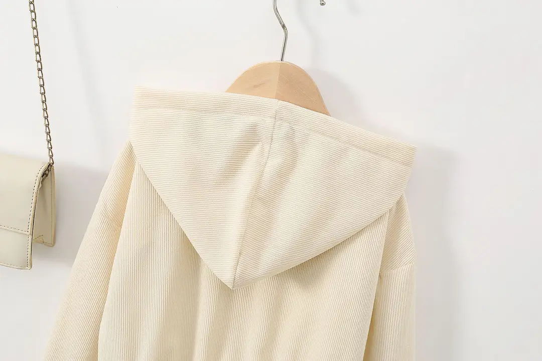Direct sales from the source factory: girls' short zip-up jacket with hood, casual sporty style, fashionable new spring children's clothing — feature 30