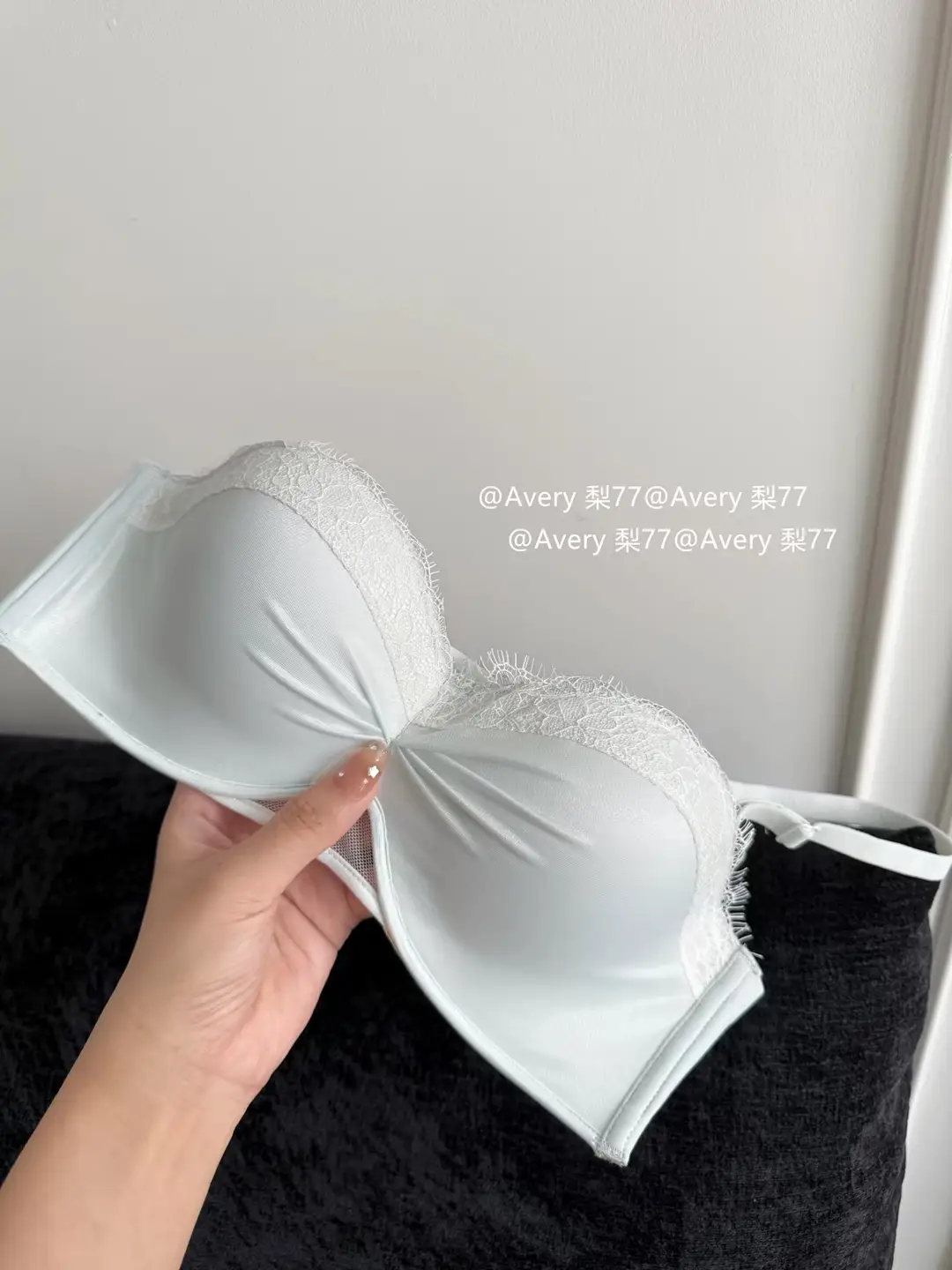 "Twilight Star Spirit" Eyelash Lace~ Three-Dimensional Half-Cup Bra for Women with Small Busts, Push-Up and Lift-Up Effect, Enhancing Appearance — feature 1