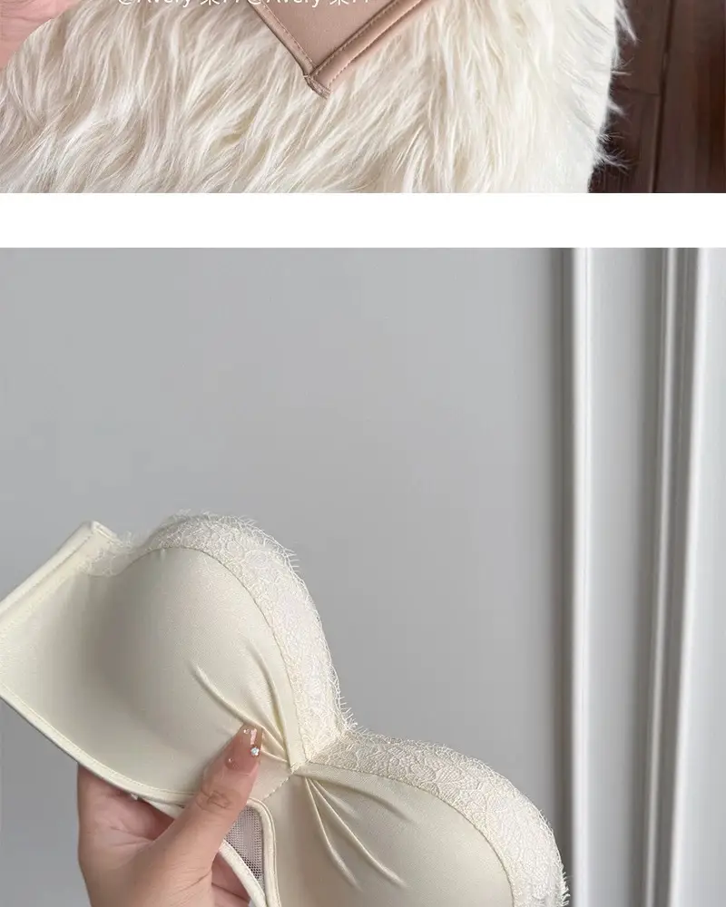 "Twilight Star Spirit" Eyelash Lace~ Three-Dimensional Half-Cup Bra for Women with Small Busts, Push-Up and Lift-Up Effect, Enhancing Appearance — feature 14