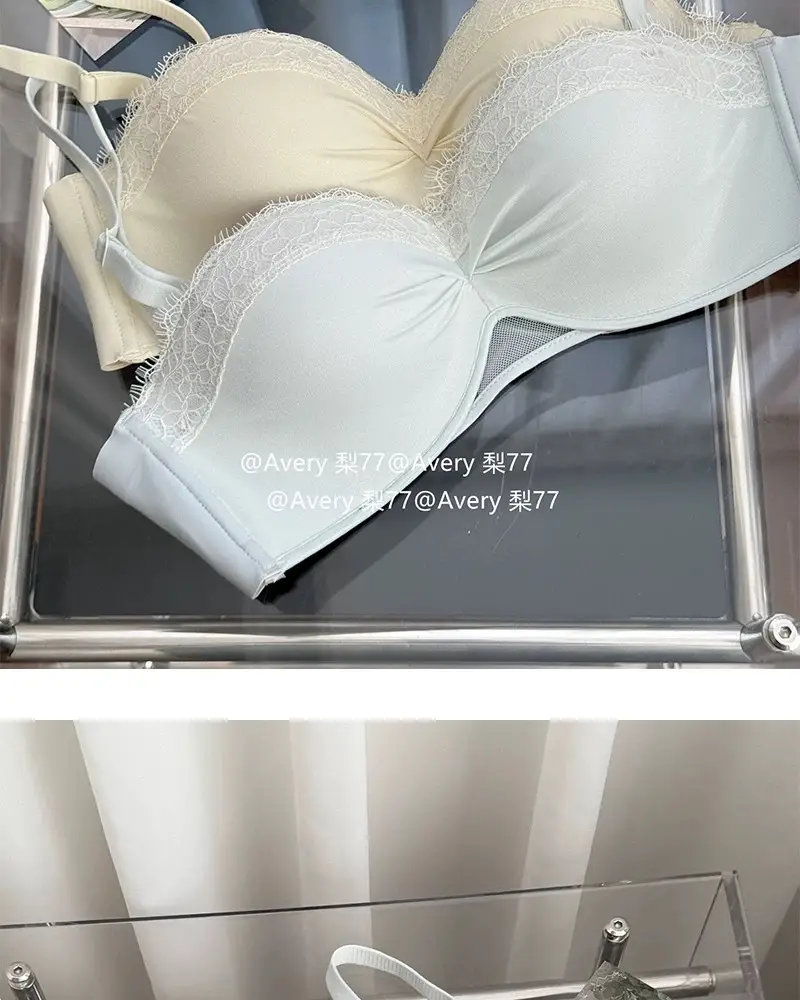 "Twilight Star Spirit" Eyelash Lace~ Three-Dimensional Half-Cup Bra for Women with Small Busts, Push-Up and Lift-Up Effect, Enhancing Appearance — feature 9