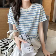 260g Rayon】Pure Desire Style Sweet and Spicy Girl U-Neck Slim-Fit Short-Sleeve T-Shirt for Women, Summer Short Half-Sleeve Tight Top — feature 17