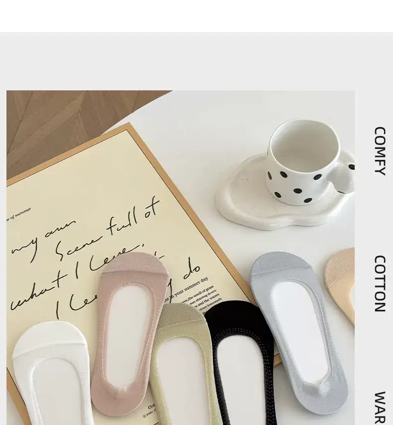 Ice Silk Boat Socks for Women, Summer Thin Style, Low-Cut, Non-Slip, Invisible Socks, Single Shoe Cotton Sock Sole, 2026 New Model — feature 5