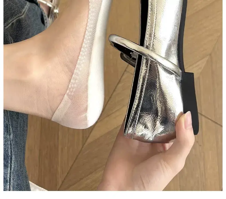 Ice Silk Boat Socks for Women, Summer Thin Style, Low-Cut, Non-Slip, Invisible Socks, Single Shoe Cotton Sock Sole, 2026 New Model — feature 8