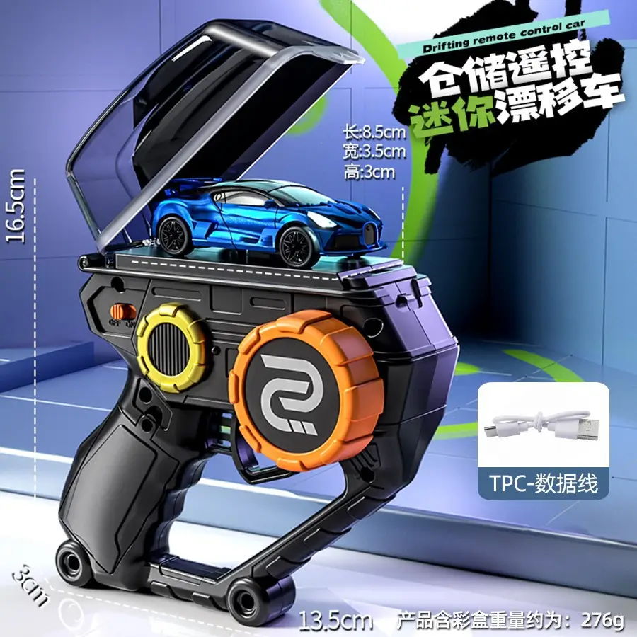 Desktop Rc Remote Control Car, Foldable Remote Control Racing Drift Car, Desktop Mini Car Model, Boy's Toy Gift