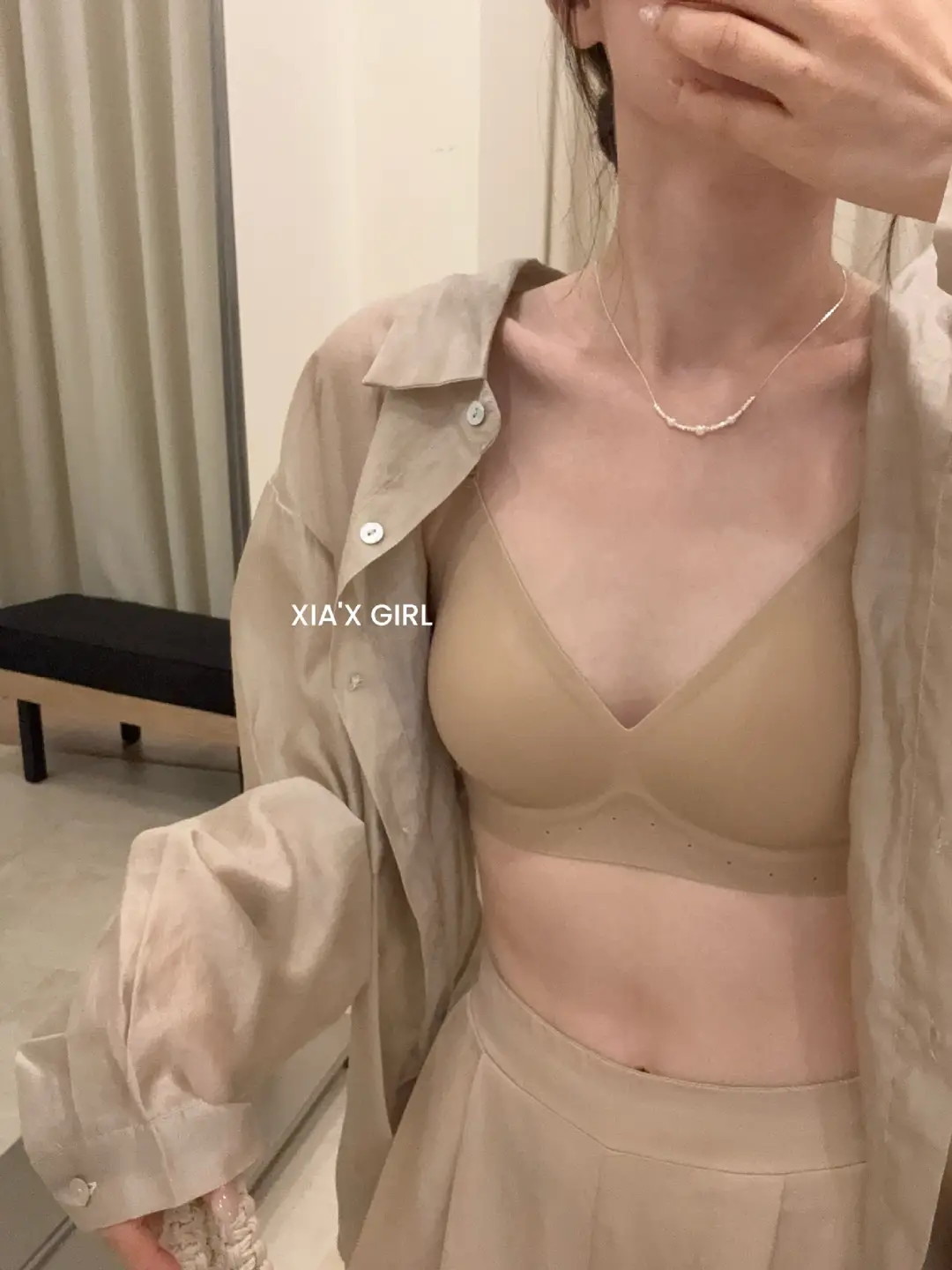 U-Shaped Halter Neck Seamless Bra for Women, Spring and Summer, Small Chest Push-Up, Anti-Sagging, Nude Skin Tone, Invisible Bra — feature 10