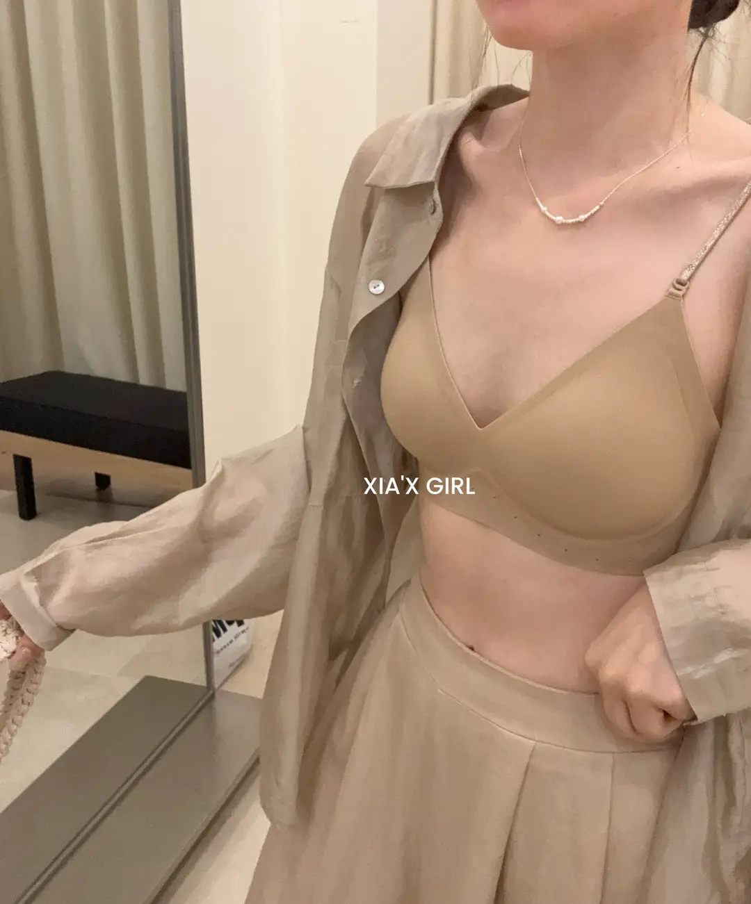 U-Shaped Halter Neck Seamless Bra for Women, Spring and Summer, Small Chest Push-Up, Anti-Sagging, Nude Skin Tone, Invisible Bra — feature 8
