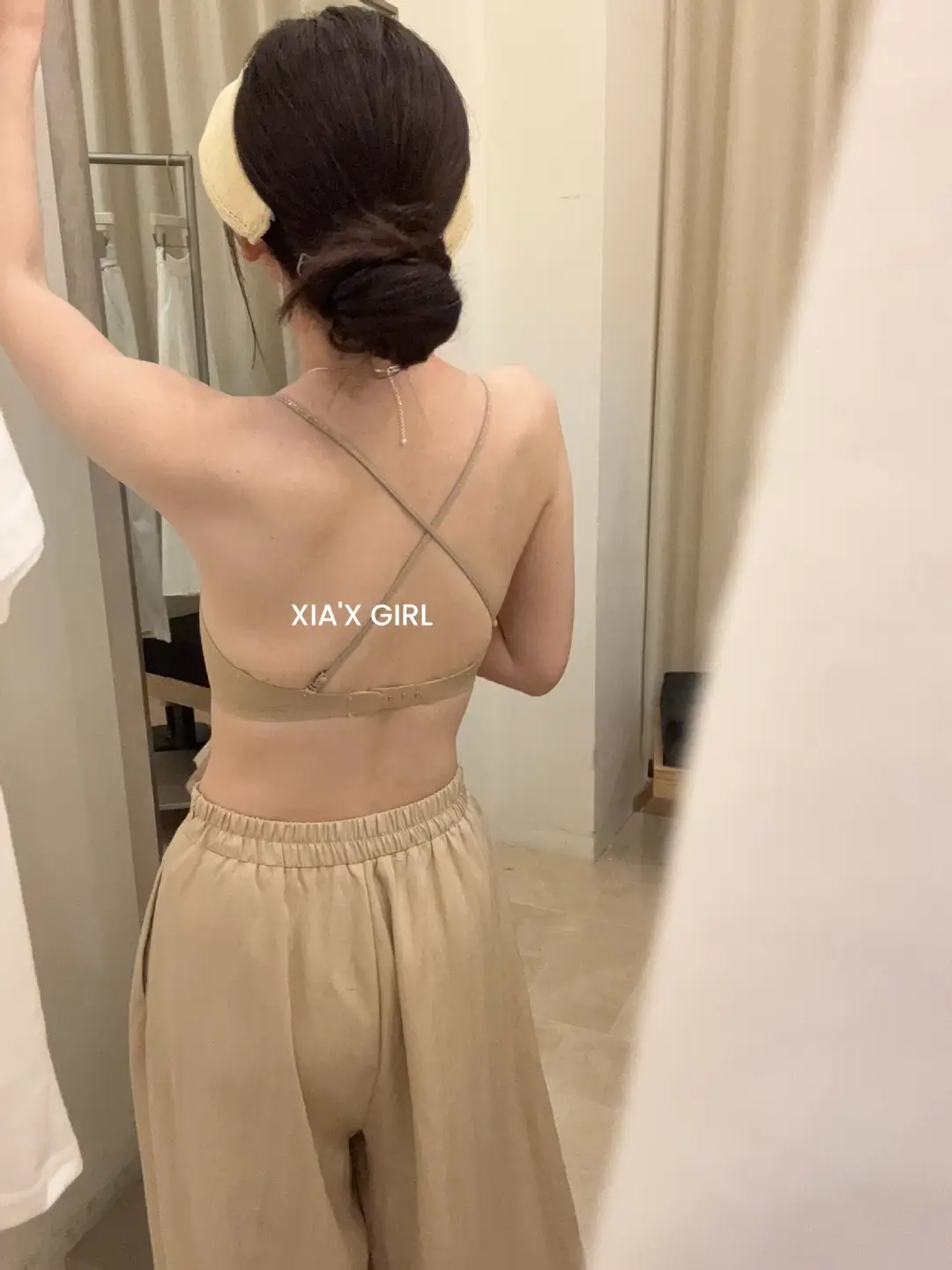 U-Shaped Halter Neck Seamless Bra for Women, Spring and Summer, Small Chest Push-Up, Anti-Sagging, Nude Skin Tone, Invisible Bra — feature 9