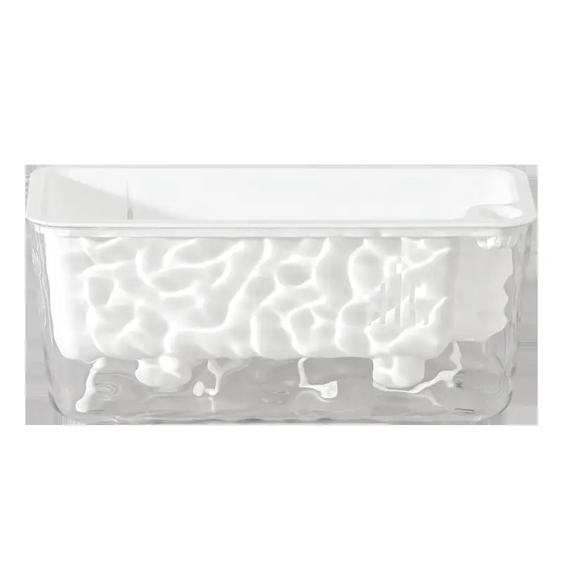 Rectangular Self-Watering Lazy Flower Pot for Home Balcony Hydroponics, No Need for Watering, Breathable Root-Controlling Plastic Planting Pot