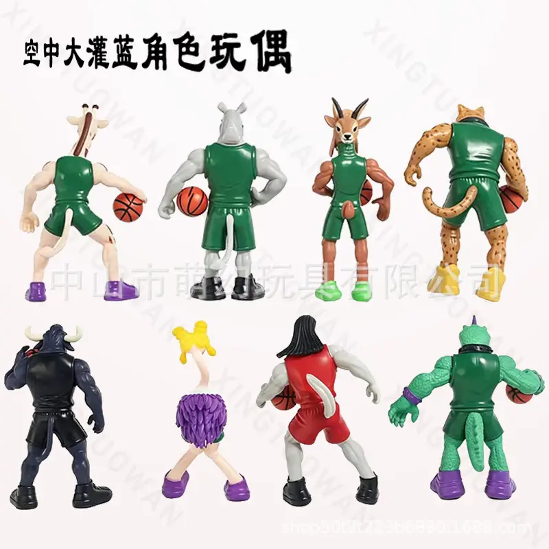 Cross-Border New Product: Sky Blue Action Figure Miracle Team Handmade Figurine Anime Peripheral Model Decoration in Stock - Image 5