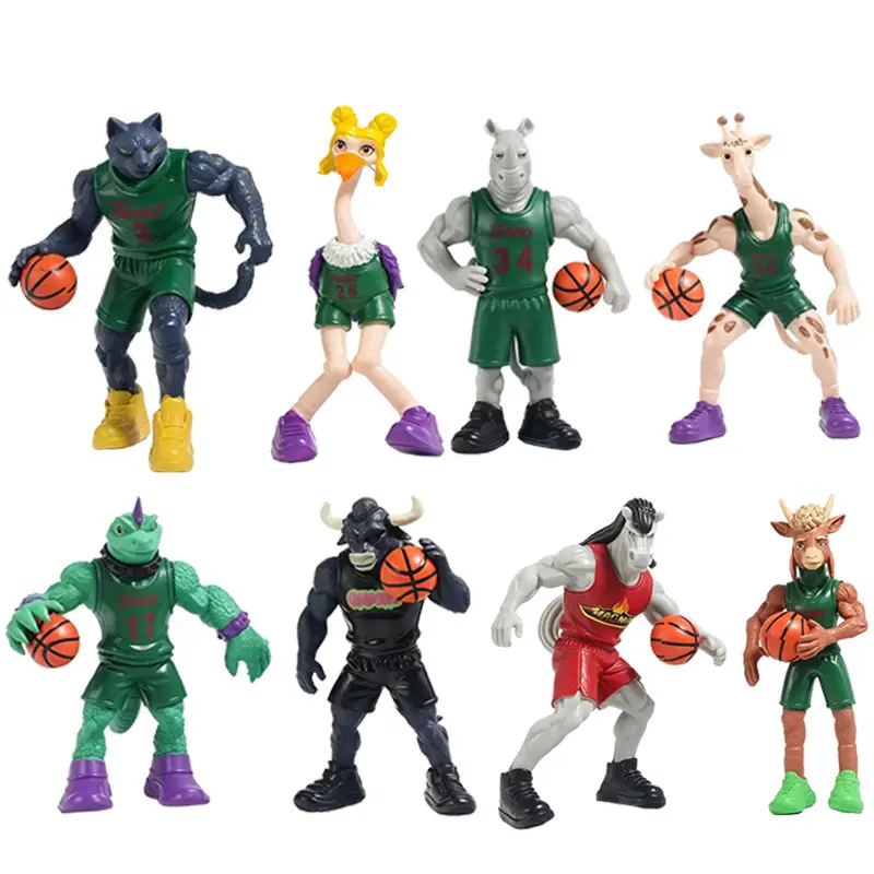 Cross-Border New Product: Sky Blue Action Figure Miracle Team Handmade Figurine Anime Peripheral Model Decoration in Stock - Image 7